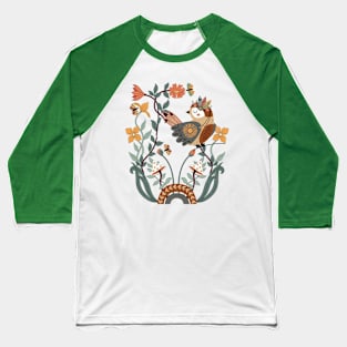 Boho Garden Baseball T-Shirt